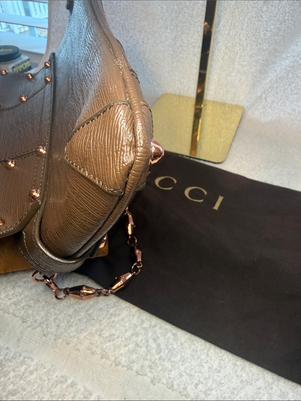 Rare Gucci Serpent Head Horsebit Clutch - Picture 13 of 13